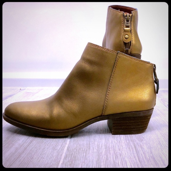 Lucky Brand Shoes - Lucky 🍀 Brand Gold color leather ankle boots